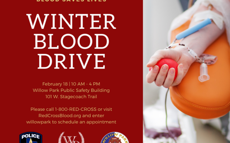 Winter Blood Drive graphic