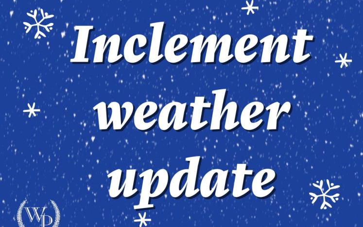 Inclement weather graphic